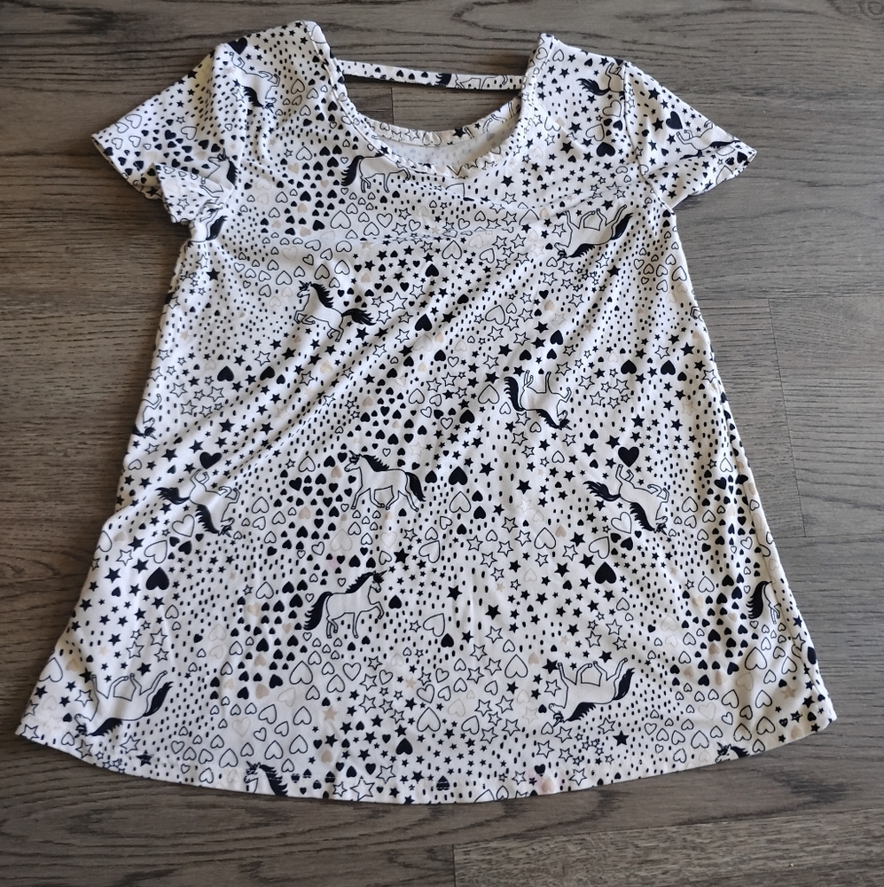 Wonder Nation Girls Heart and Star Tee Size: 6-6X - Picture 2 of 5